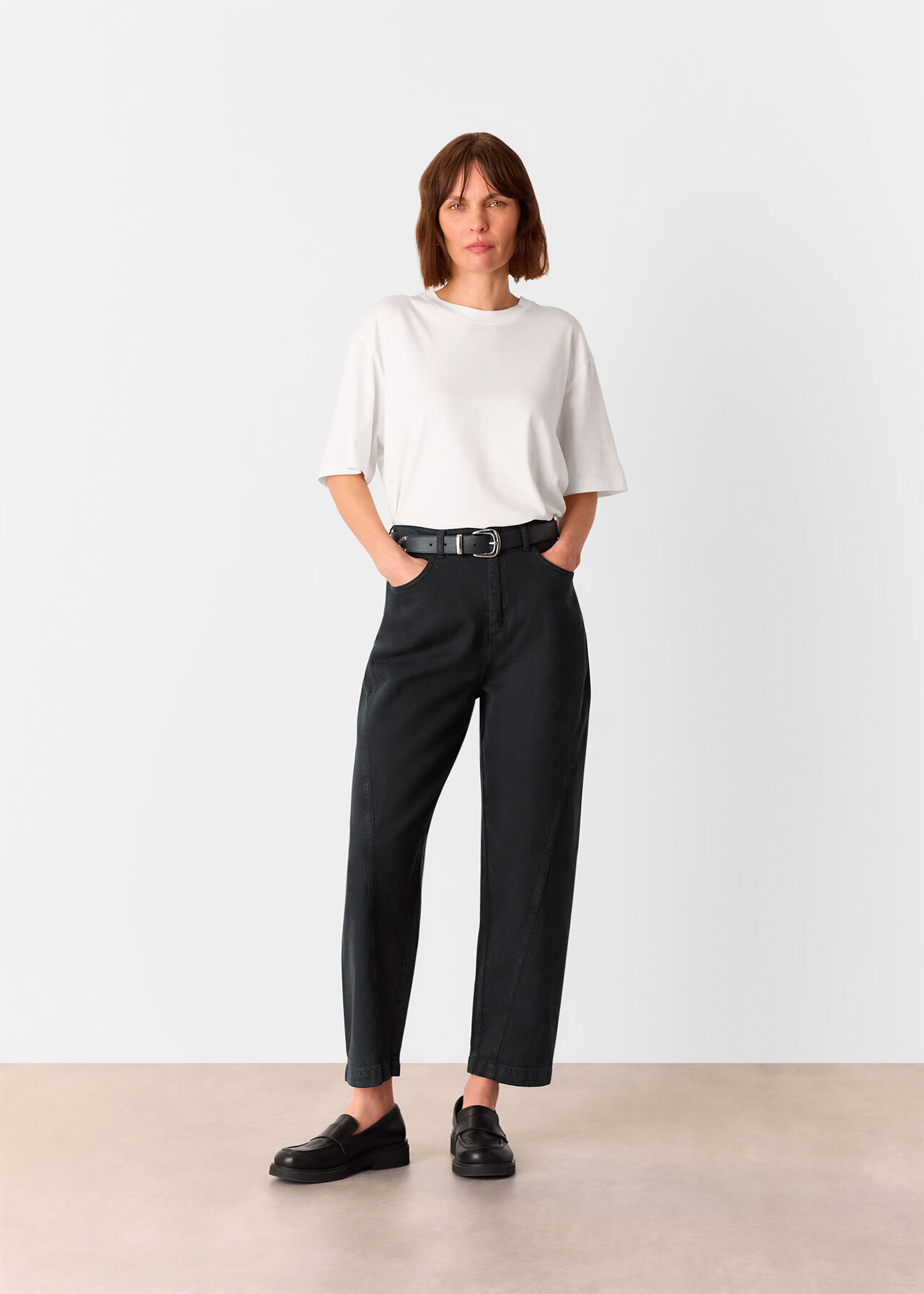 Lola Cotton Blend Trouser