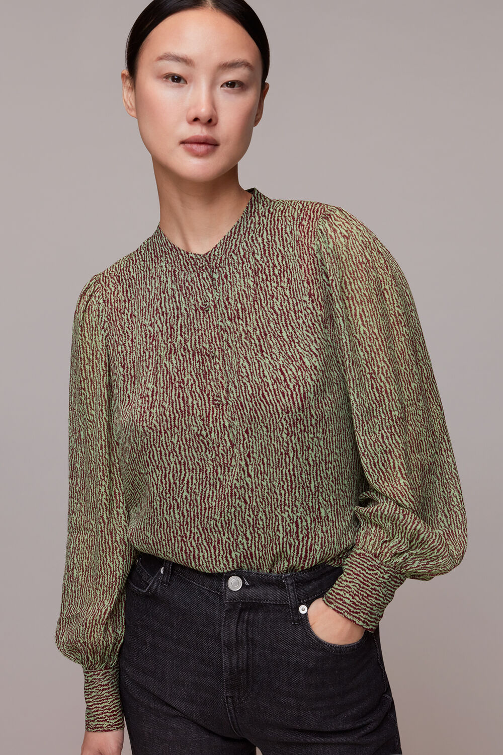 Charlotte Maze Print Blouse