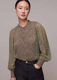 Charlotte Maze Print Blouse