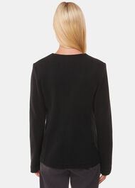 Lucy V Neck Jersey Jacket