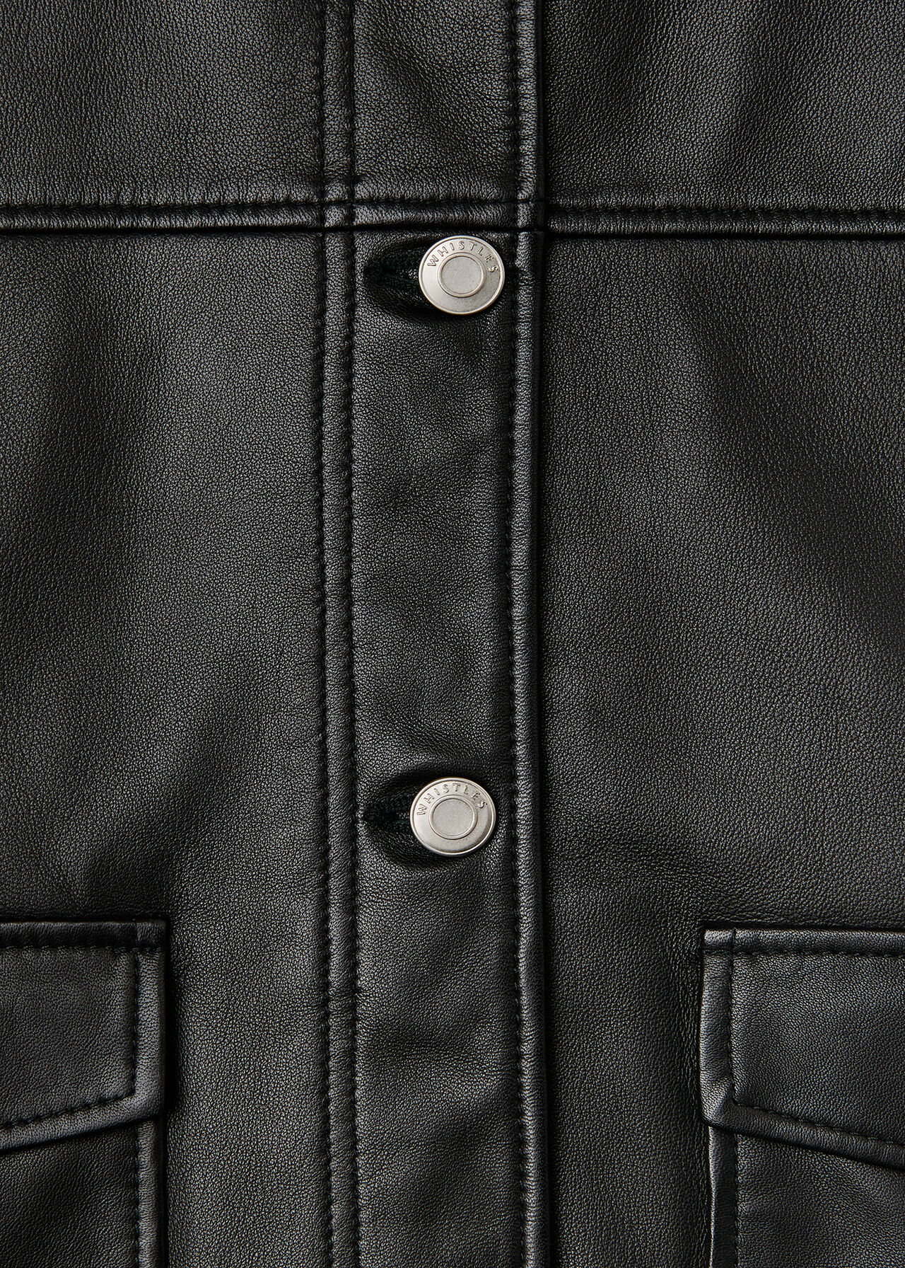 Natia Leather Western Jacket