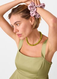 Leopard Cotton Scrunchie