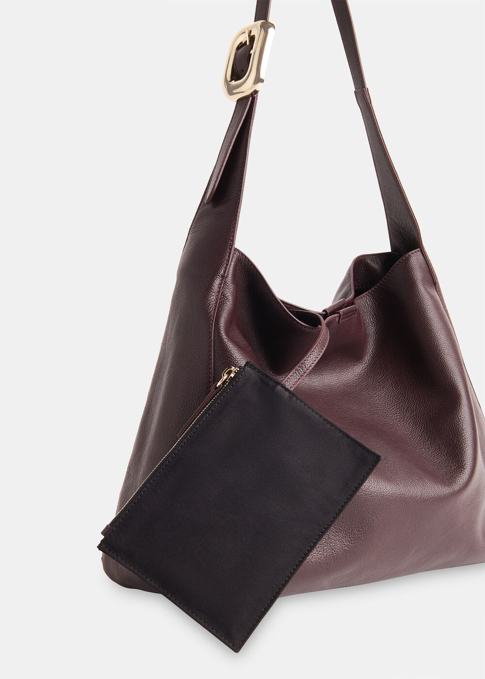 Mabel Buckle Detail Tote Bag