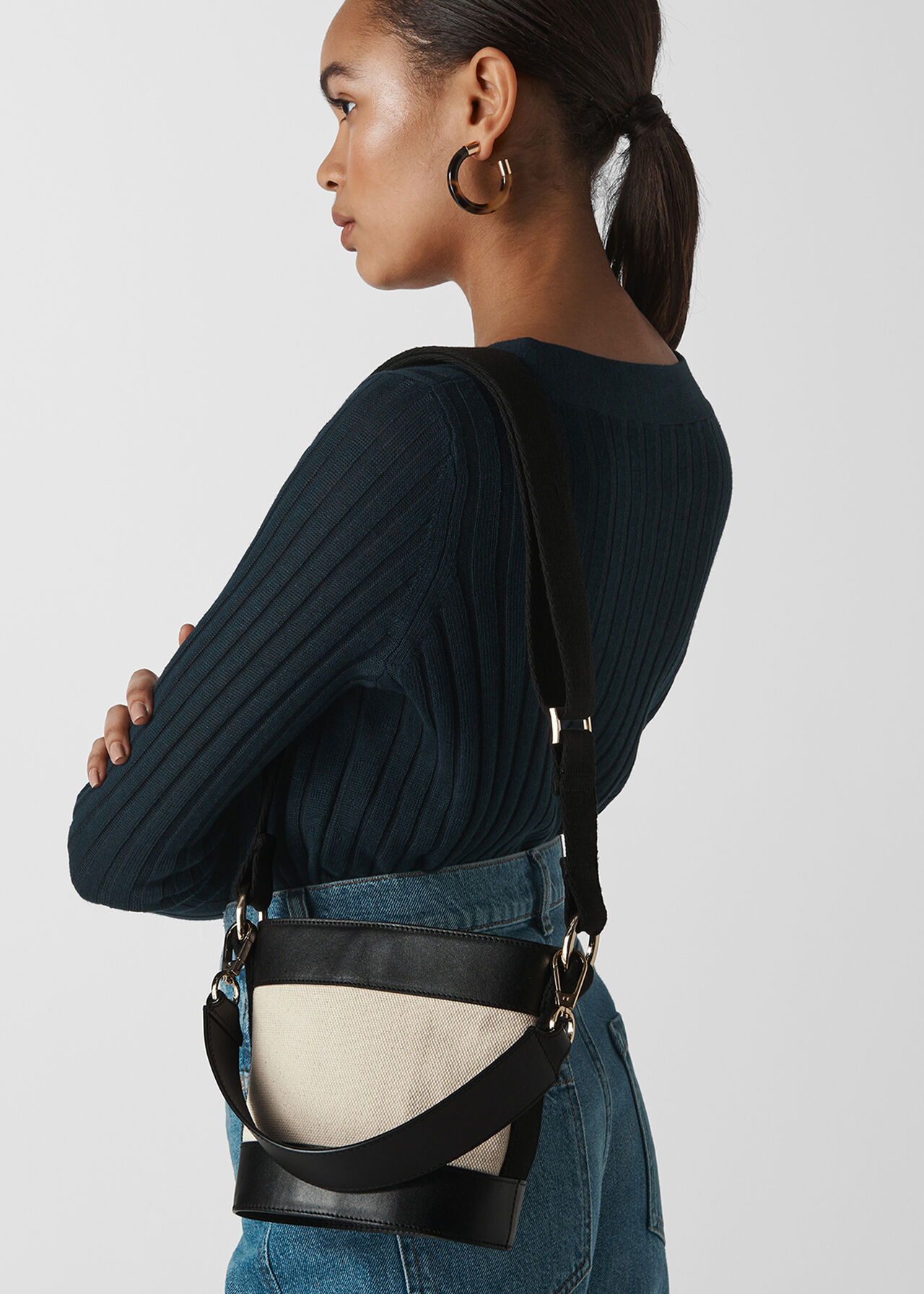 Clapton Canvas Bucket Bag