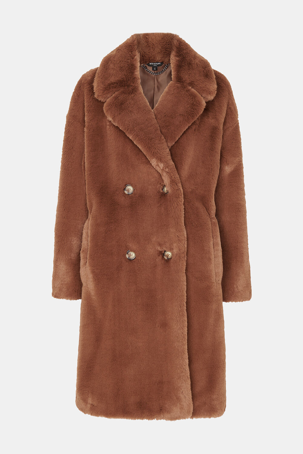 Petite Teddy Faux Fur Coat