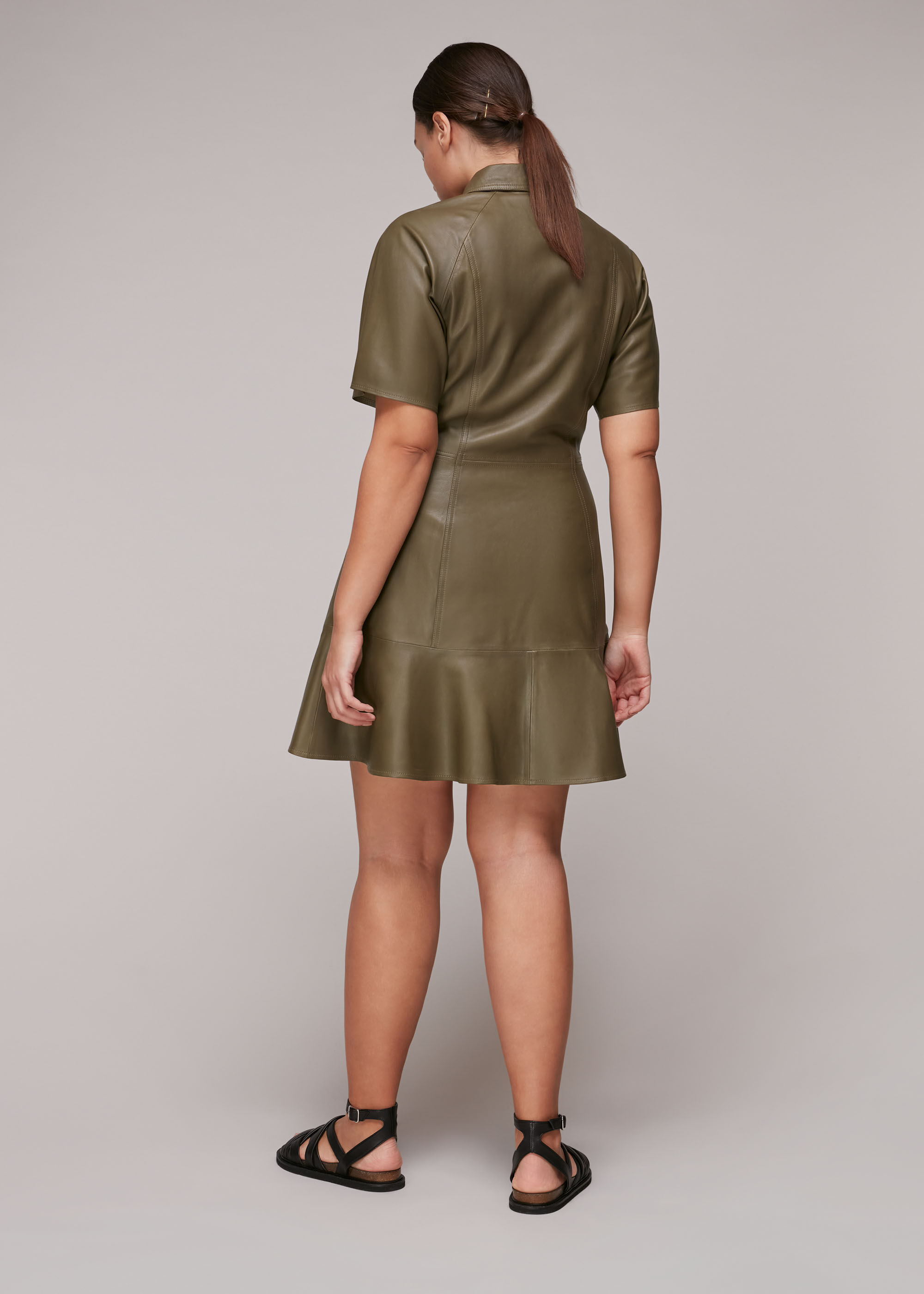 Whistles 2025 leather dress