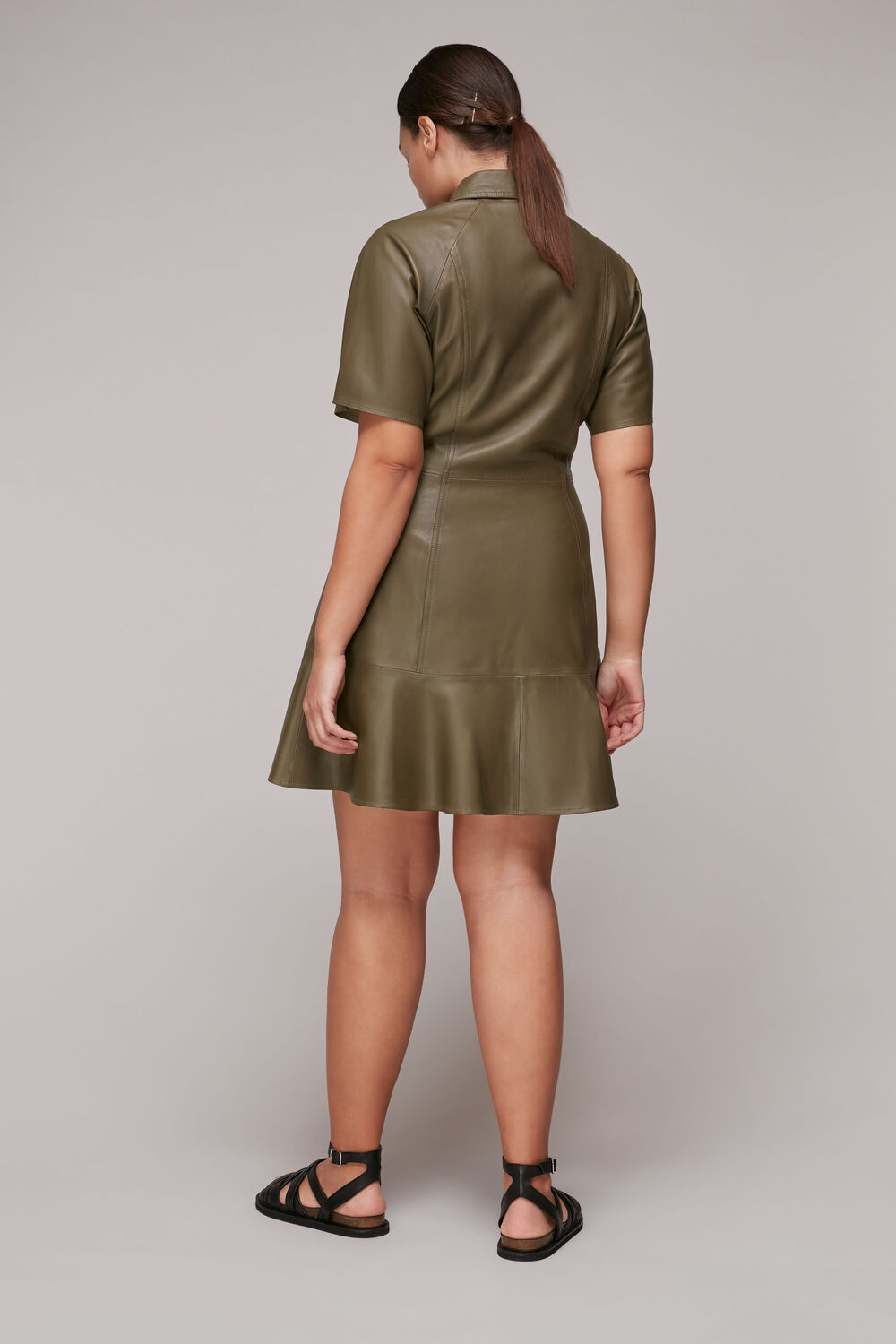 Leather Mini Dress