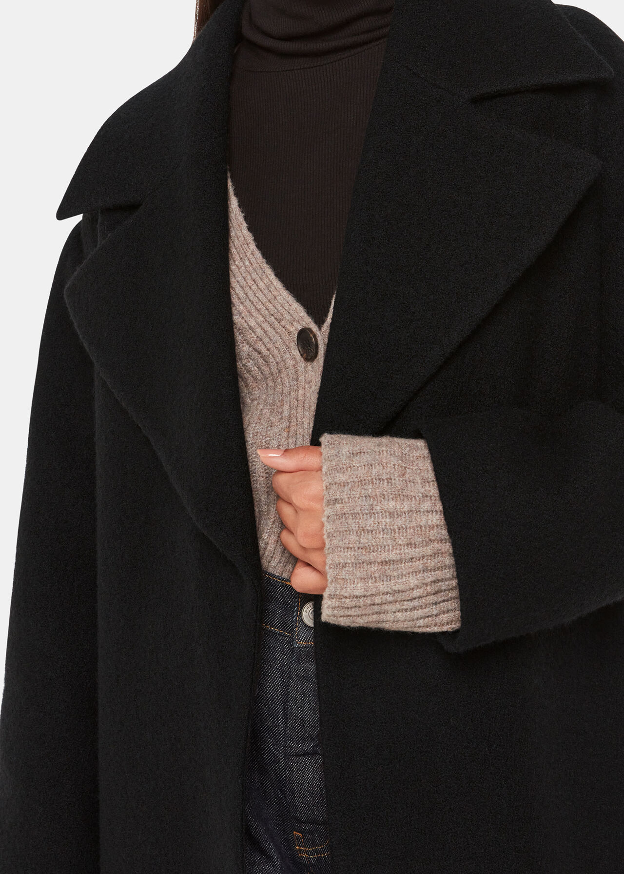 Lorna Wrap Wool Coat