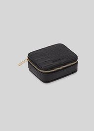 Mini Travel Jewellery Box Black