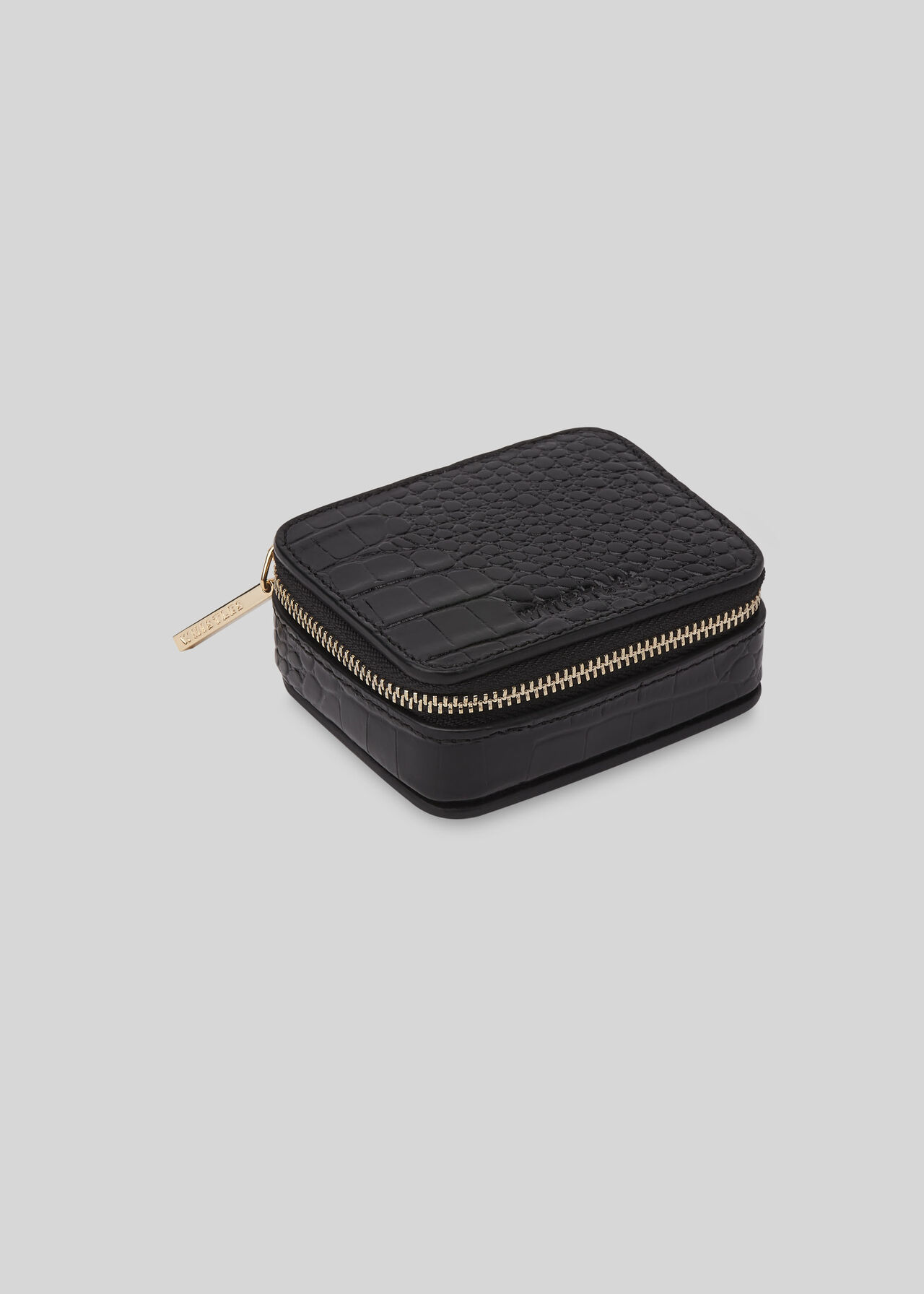 Mini Travel Jewellery Box Black