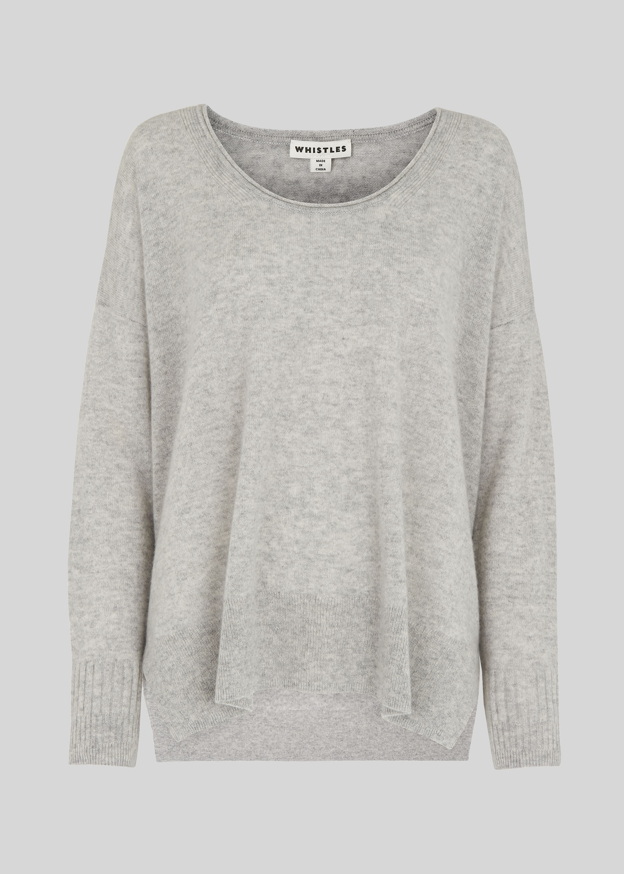 Pale grey cheap cashmere jumper