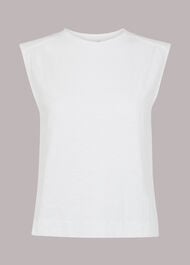 Gathered Shoulder Tank