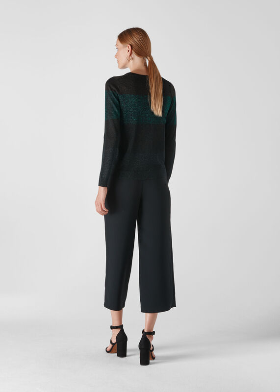 Multicolour Colour Block Sparkle Knit