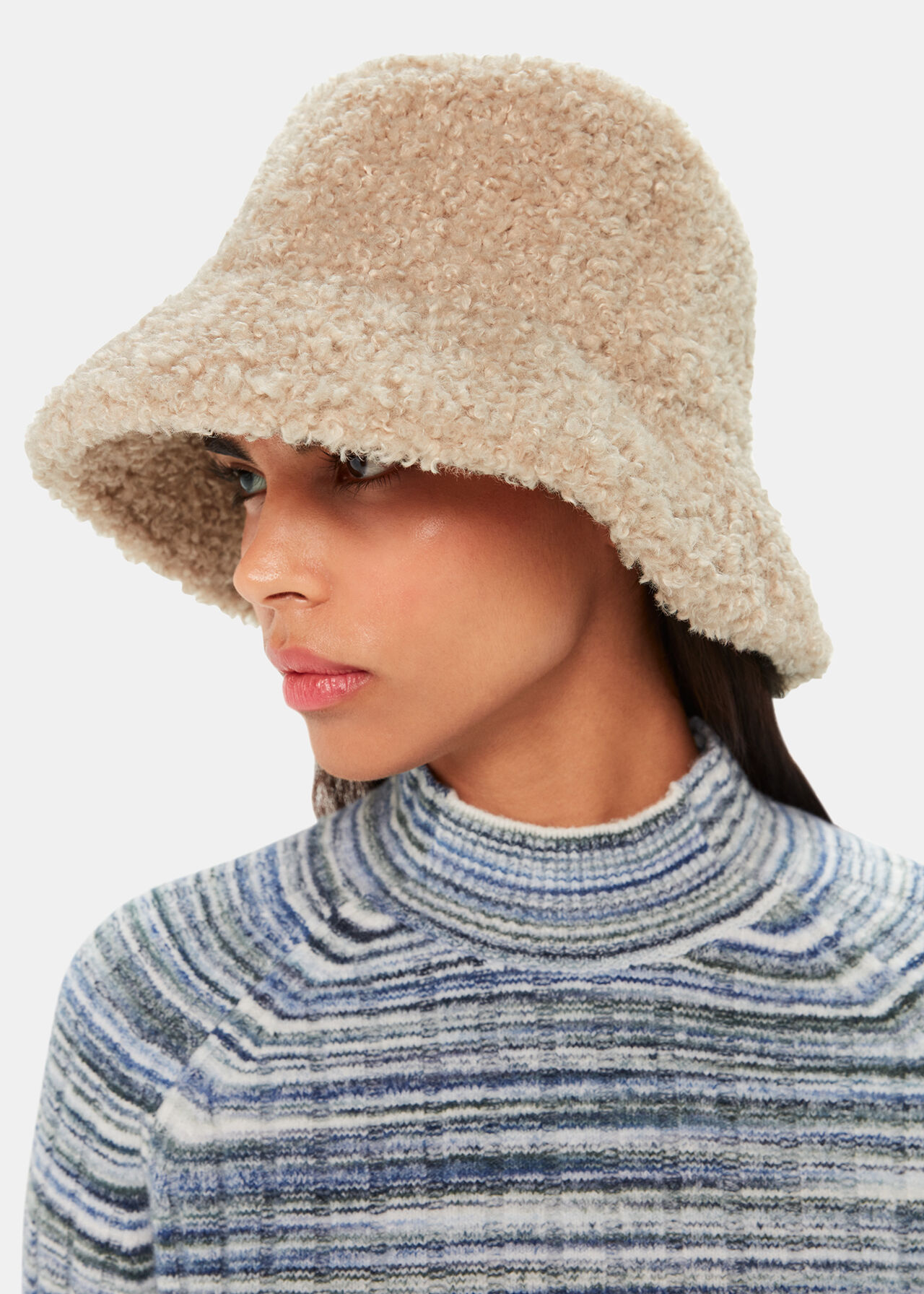 Neutral Borg Bucket Hat | WHISTLES