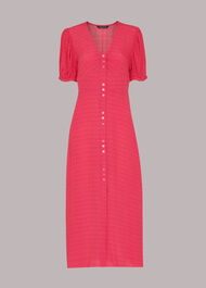Labyrinth Geo Print Midi Dress