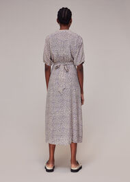 Dashed Leopard Midi Dress