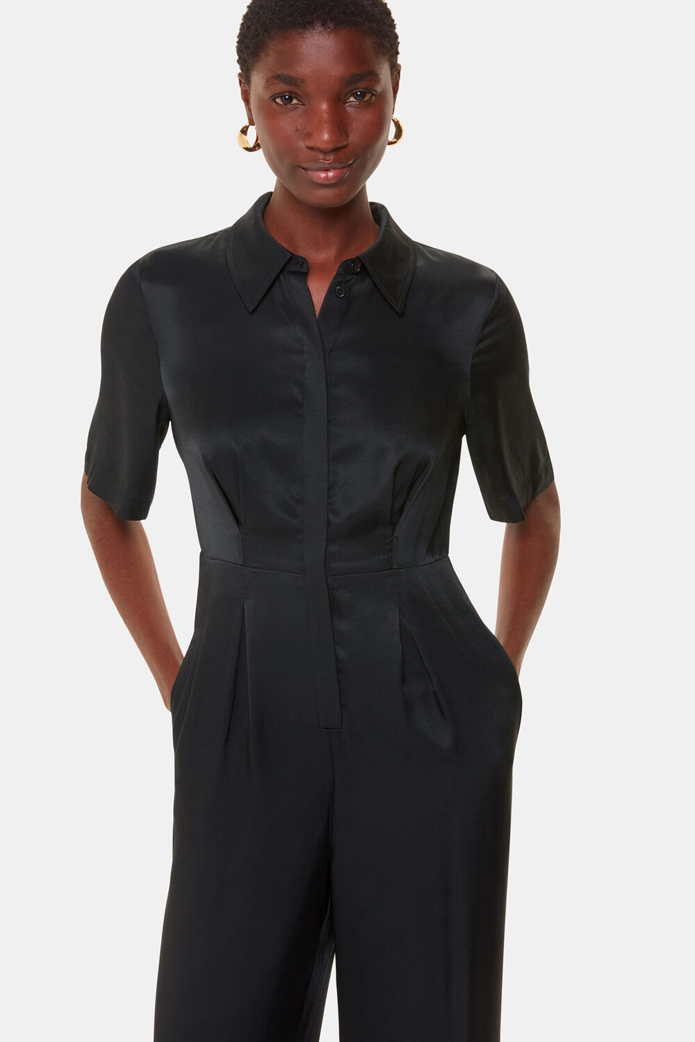 Black Edina Jumpsuit