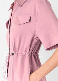 Short Sleeved Utility Jumpsuit