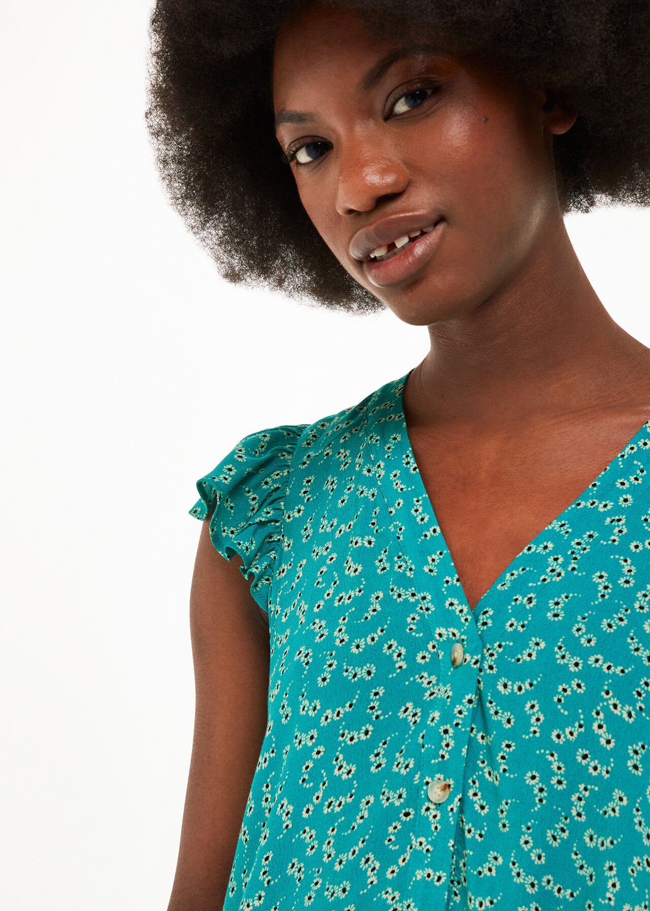 Floral Crescent Flippy Dress
