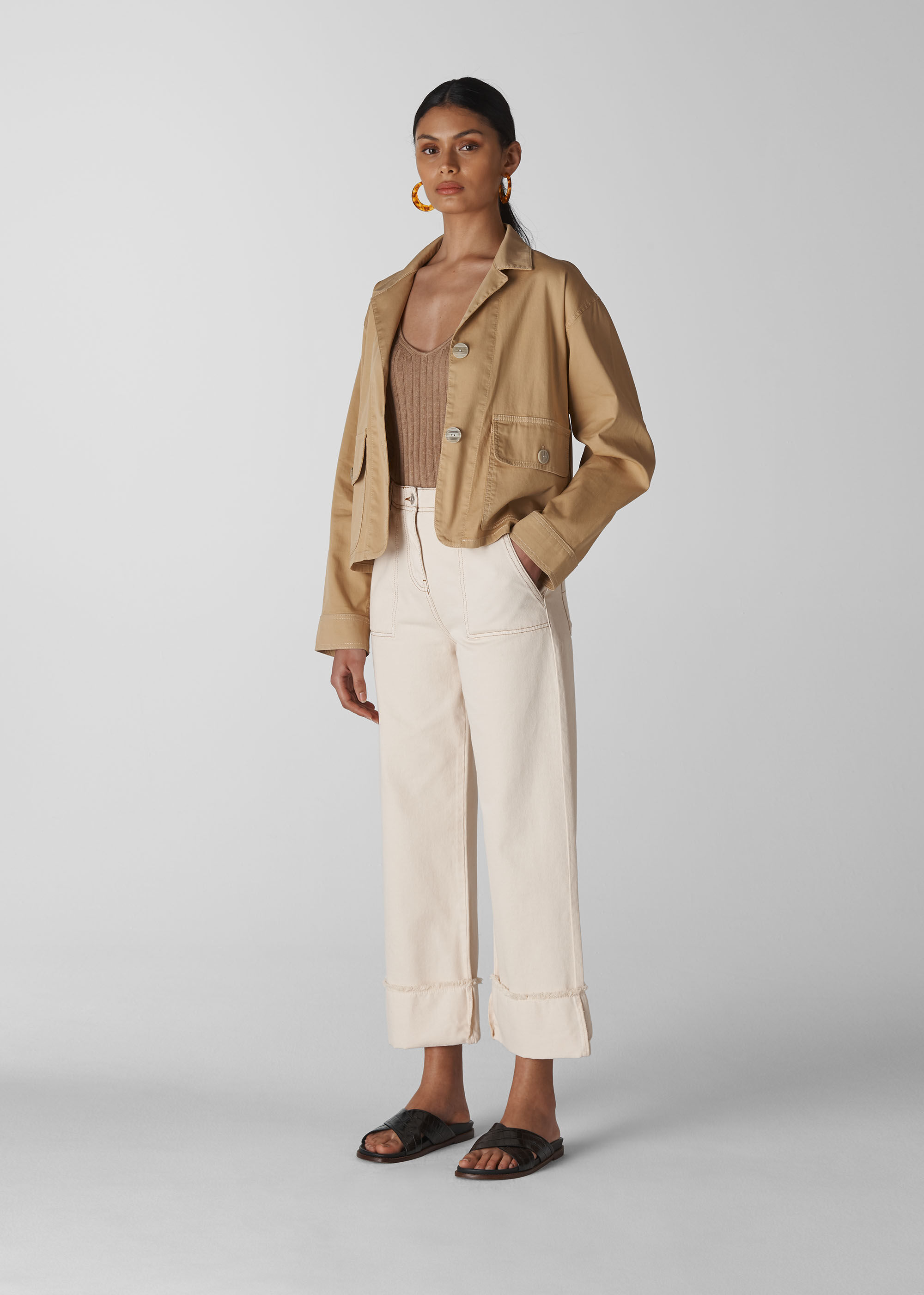 Only cropped new arrivals utility jacket