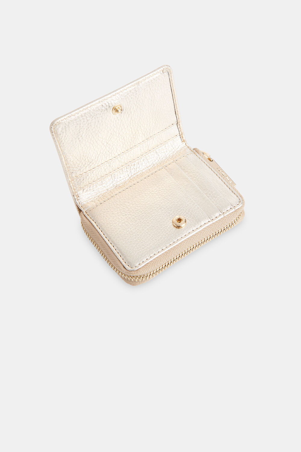 Gold Koa Compact Purse