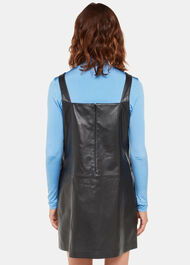 Leather Pinafore Dress