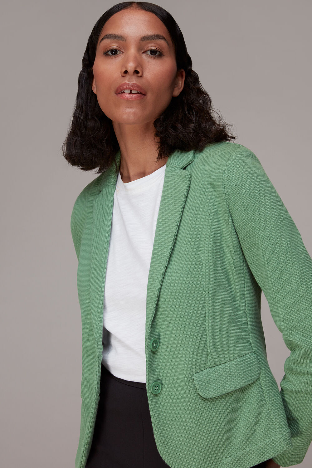Slim Fit Jersey Jacket