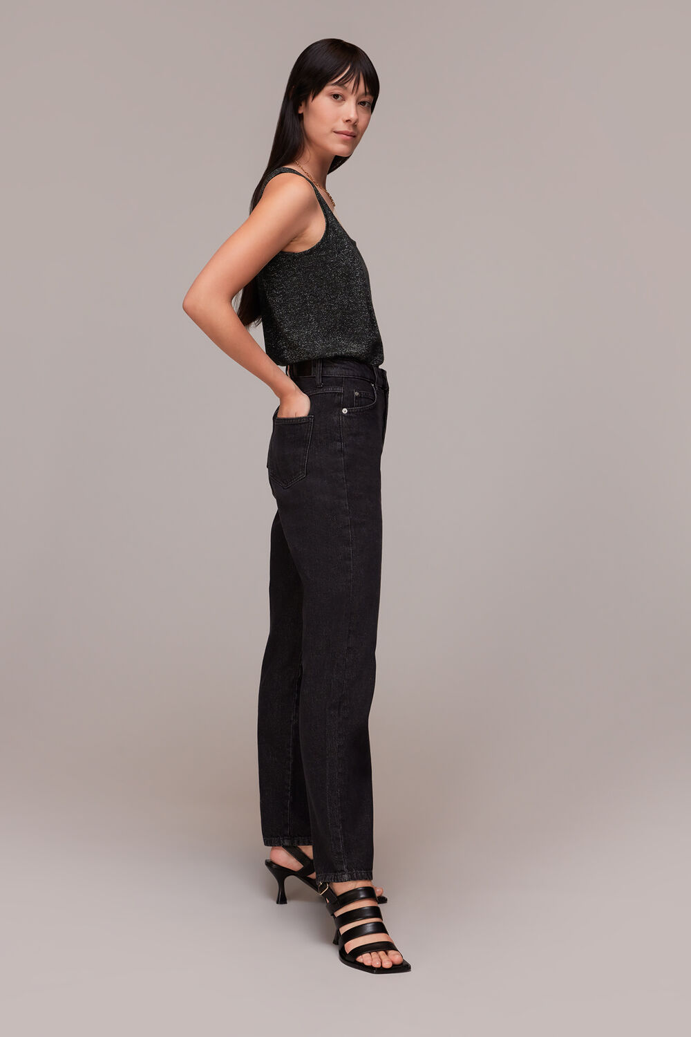 Sparkle Square Neck Knit