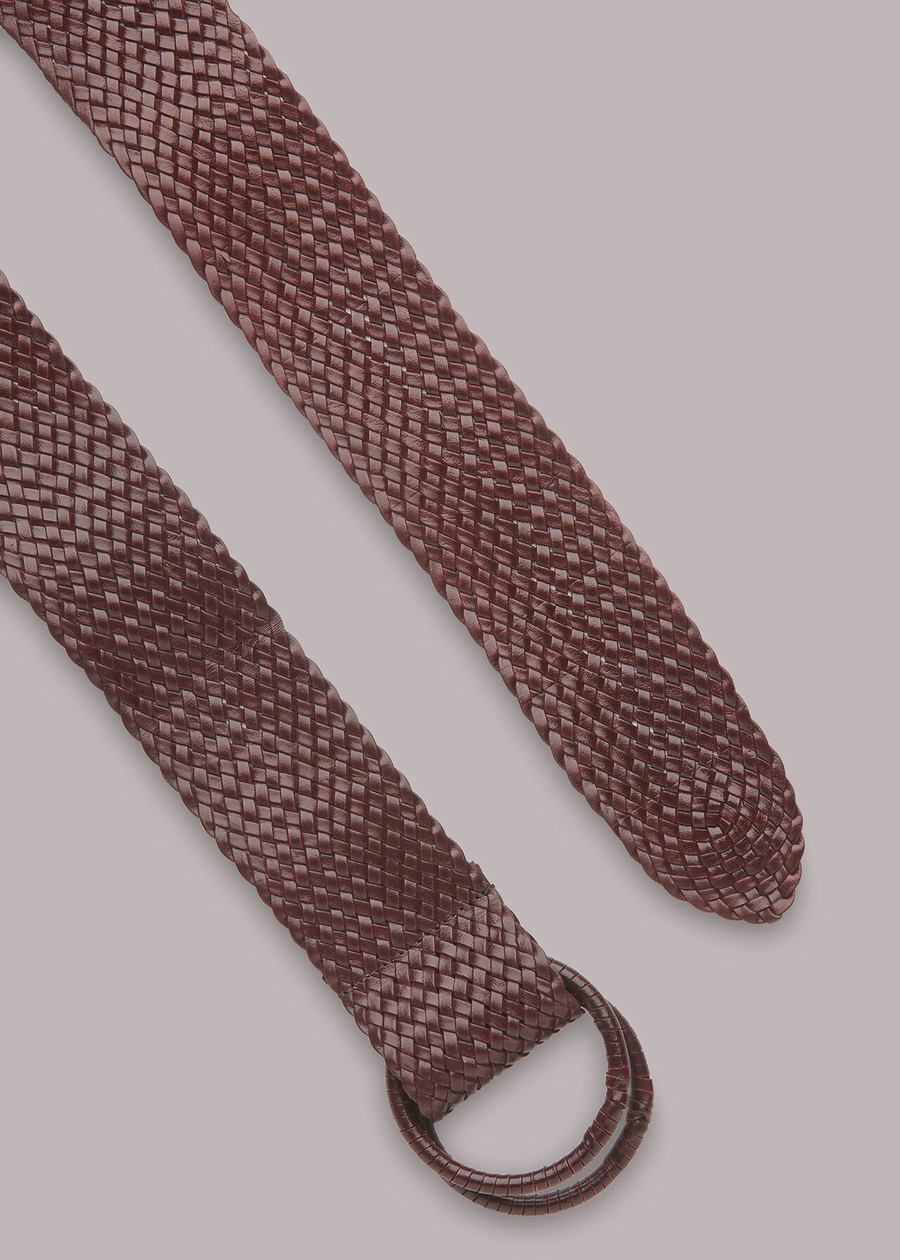 Woven Leather Belt