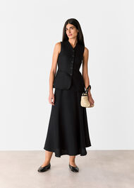 Helena Linen Blend Skirt