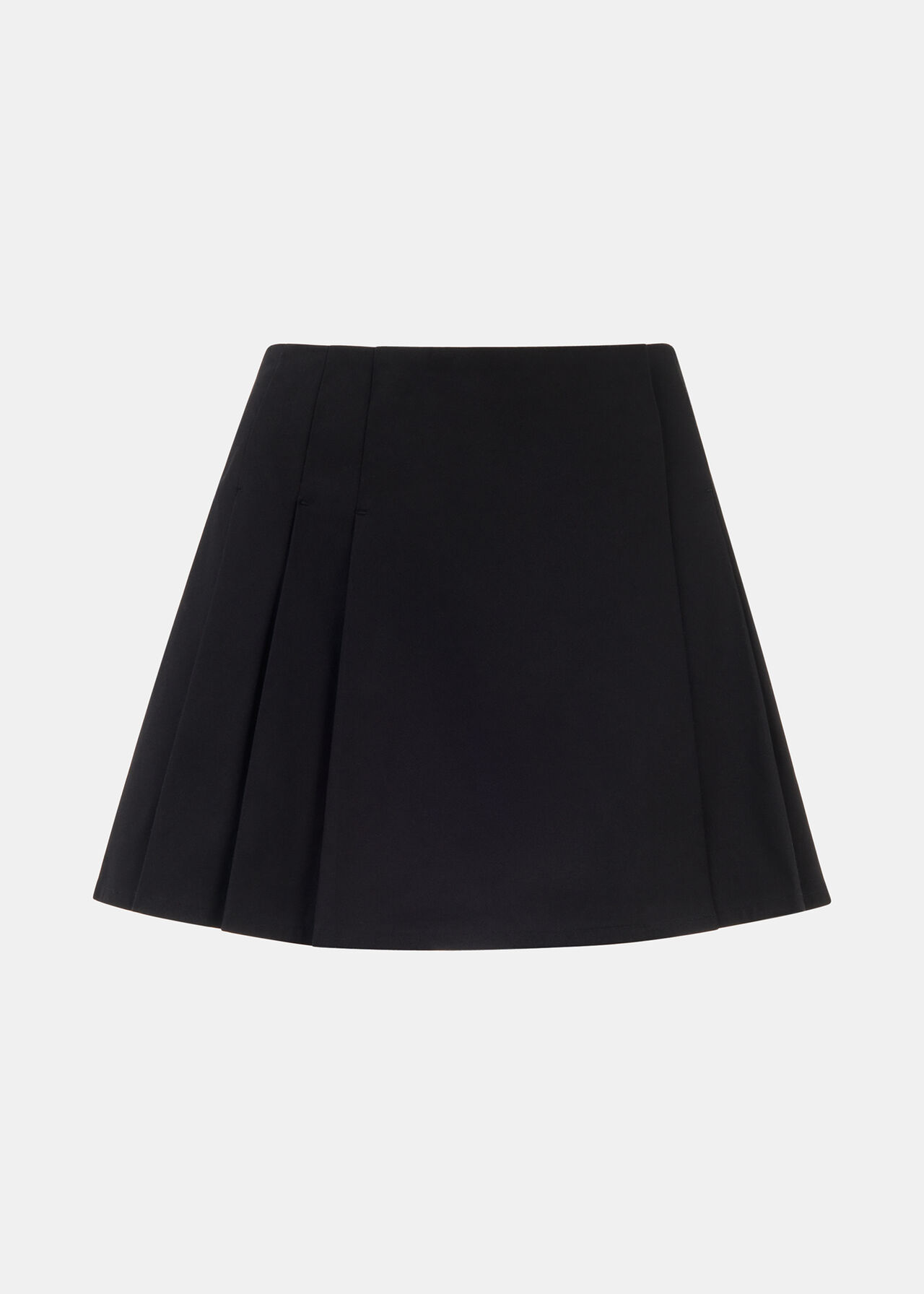 Pleated Mini Skirt