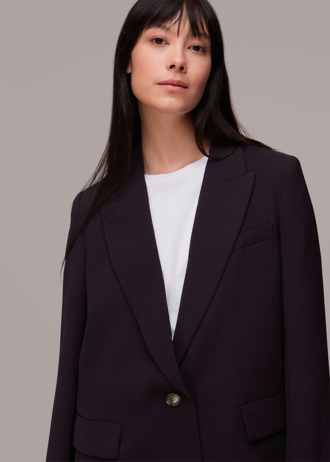 Crepe Boyfriend Blazer