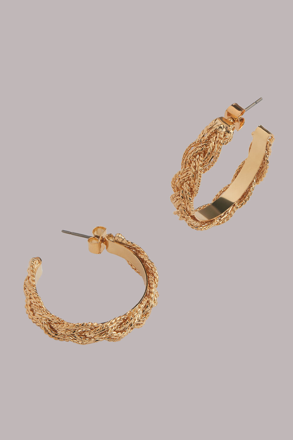 Plaited Hoop Earring
