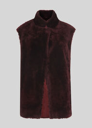 Meri Longline Sheepskin Gilet