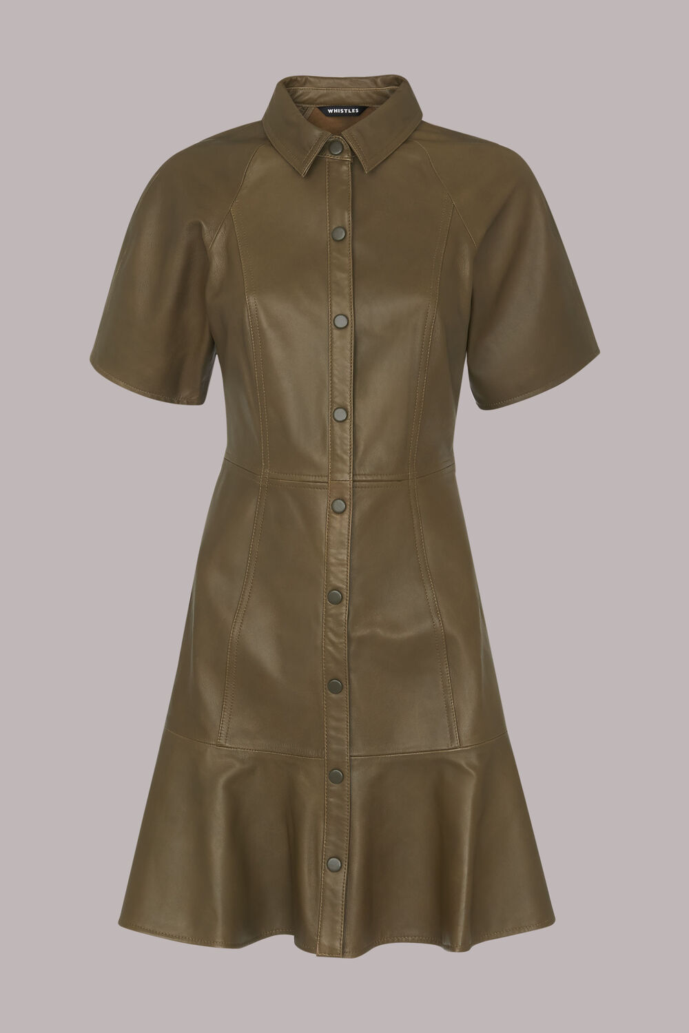 Leather Mini Dress