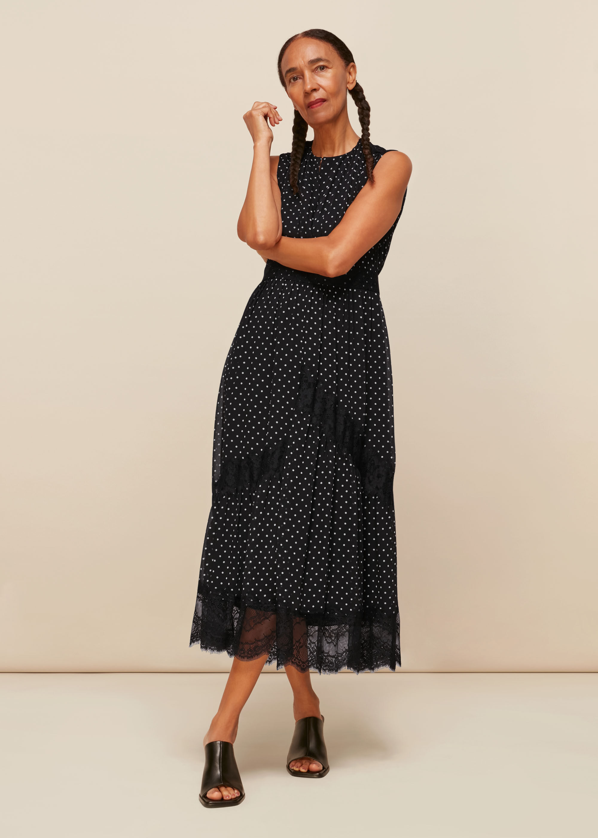 eartha spot full midi dress