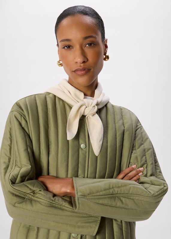 Khaki Quilted Liner Jacket