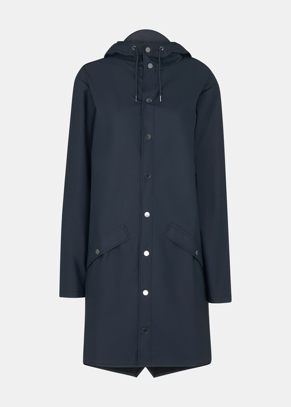 Navy Rains Long Jacket