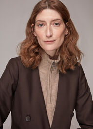 Savine Collarless Blazer
