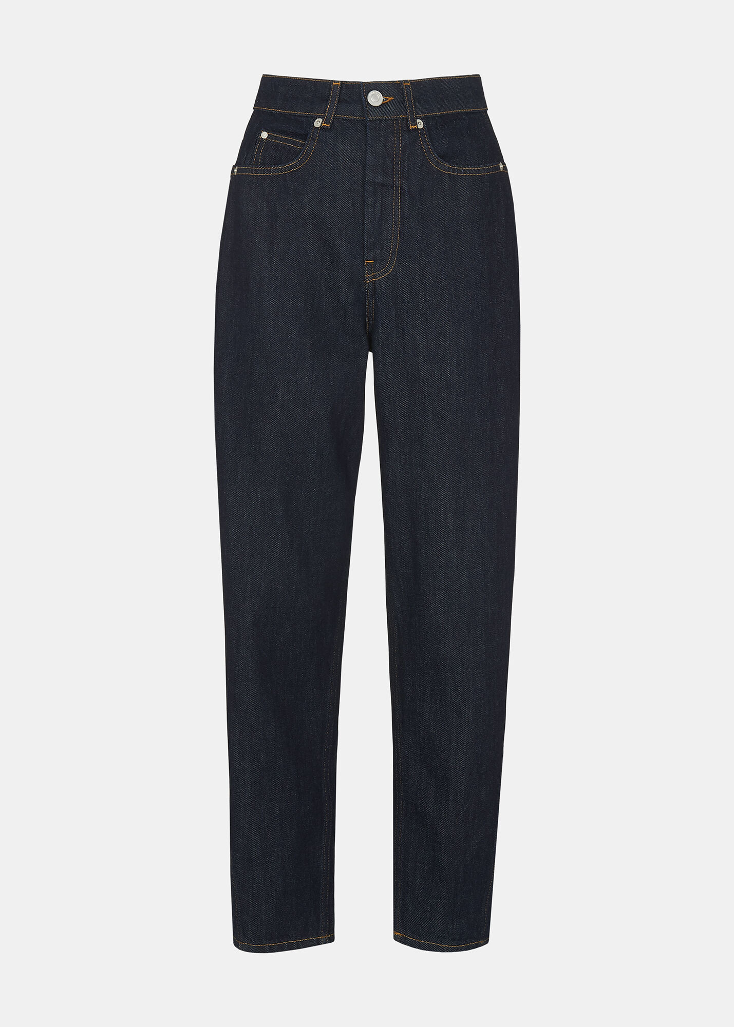 Dark Denim Authentic Barrel Leg Jean 