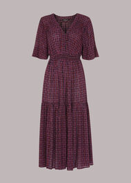 Bella Twist Dot Midi Dress