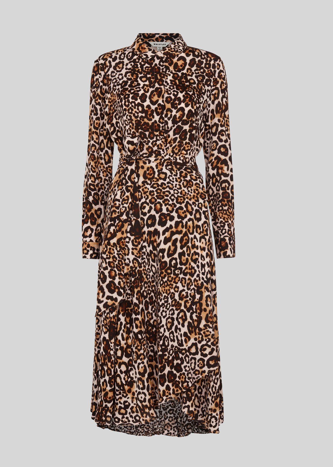 Animal Print Esme Wrap Dress Leopard Print