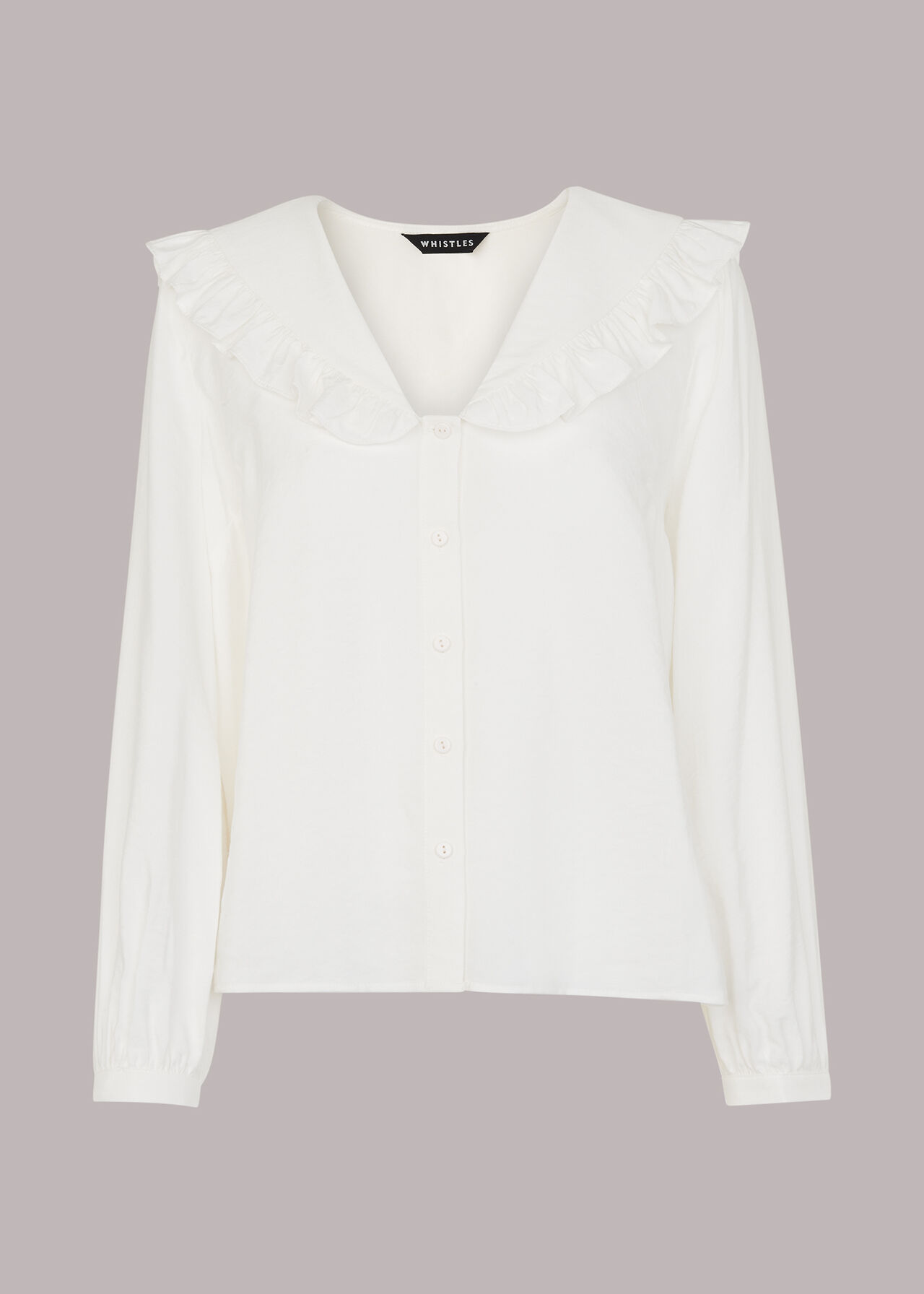 Lenny Frill Collar Detail Top