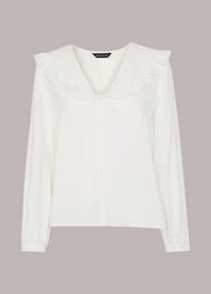 Lenny Frill Collar Detail Top