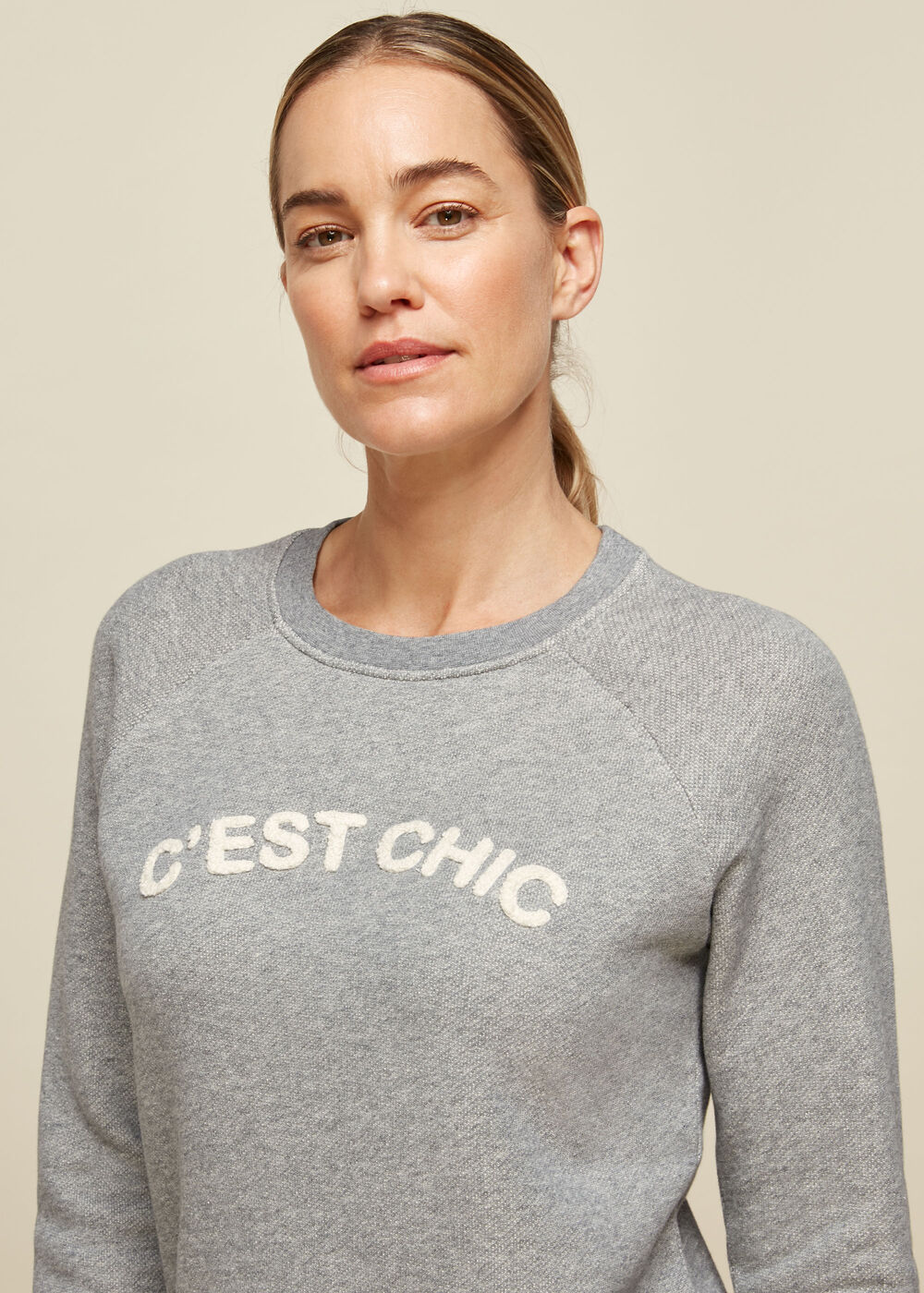 Cest Chic Logo Sweatshirt