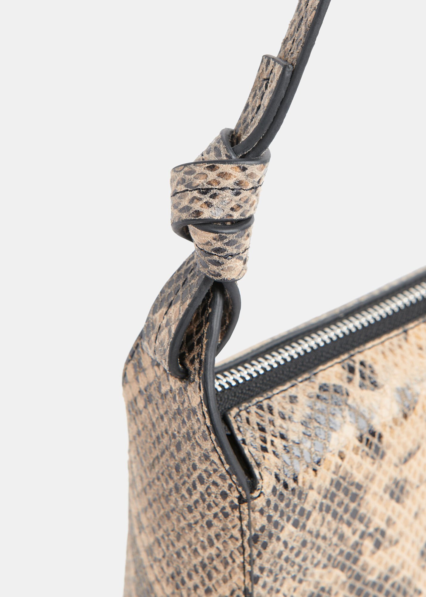 Multicolour Erica Snake Shoulder Bag