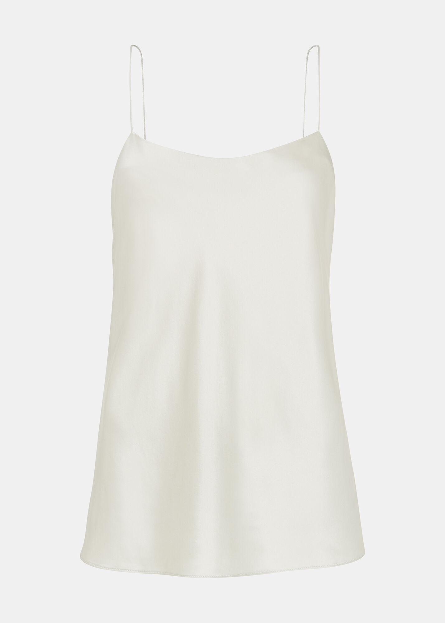 White silk camisole hotsell