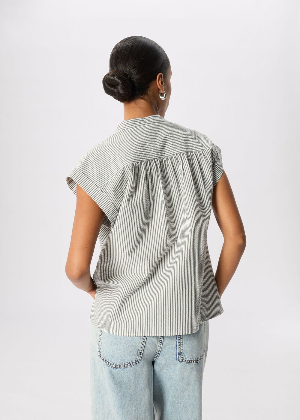 Seersucker Stripe Shirt