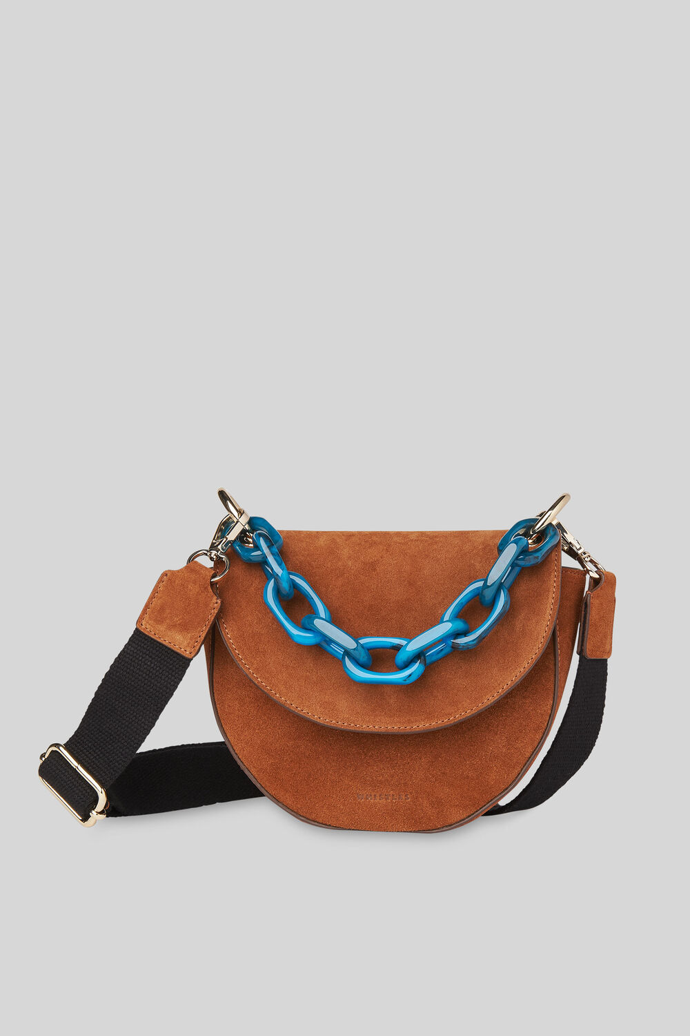 Felix Resin Chain Saddle Bag Tan