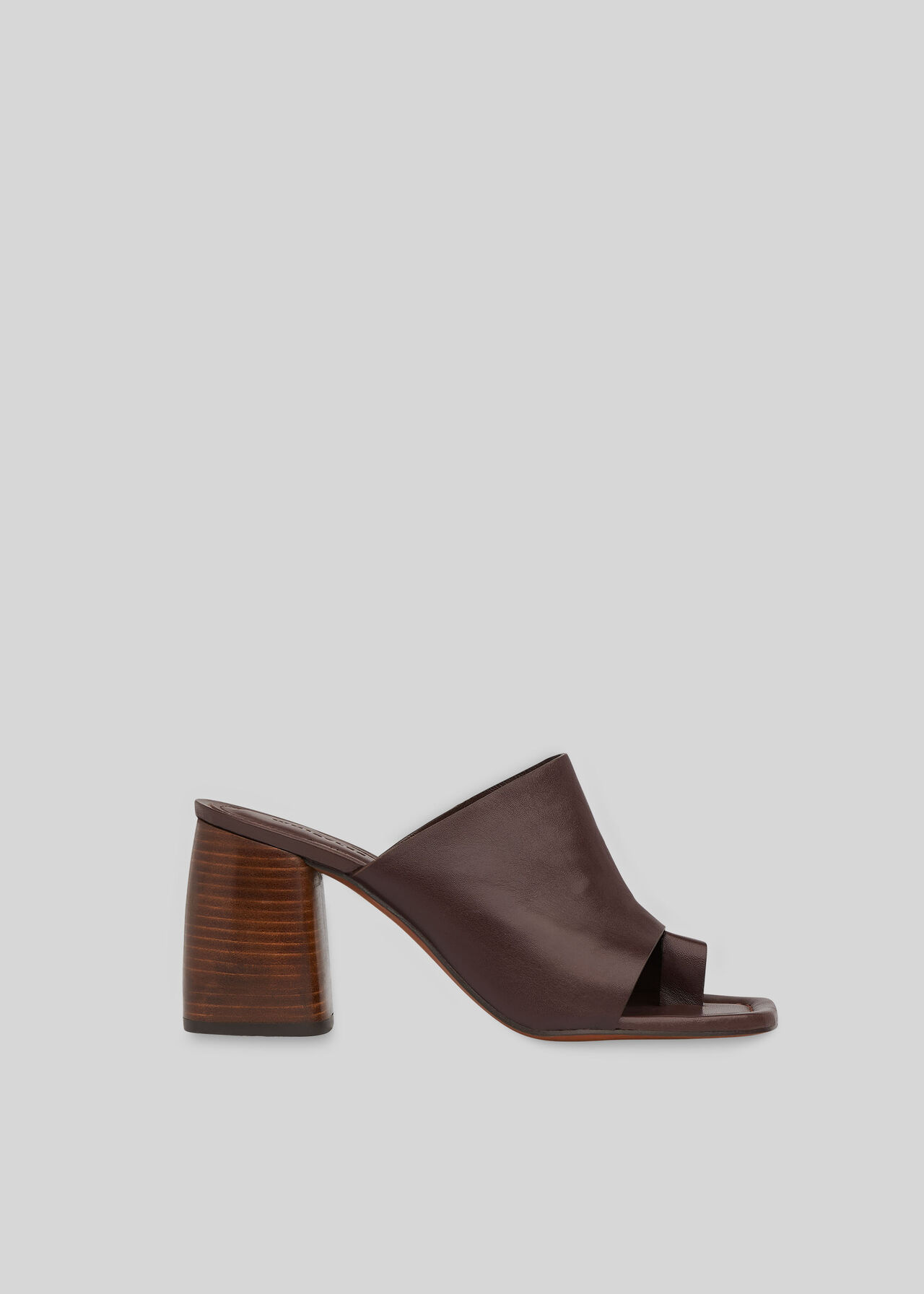 Acre Toe Loop Mule Brown